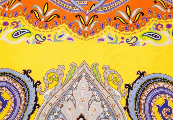 エトロETRO カラフルペイズリーVネックTシャツ マルチ38 K-86565_006