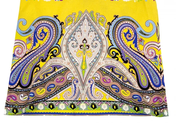 エトロETRO カラフルペイズリーVネックTシャツ マルチ38 K-86565_007