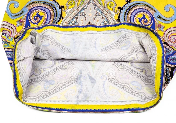 エトロETRO カラフルペイズリーVネックTシャツ マルチ38 K-86565_008