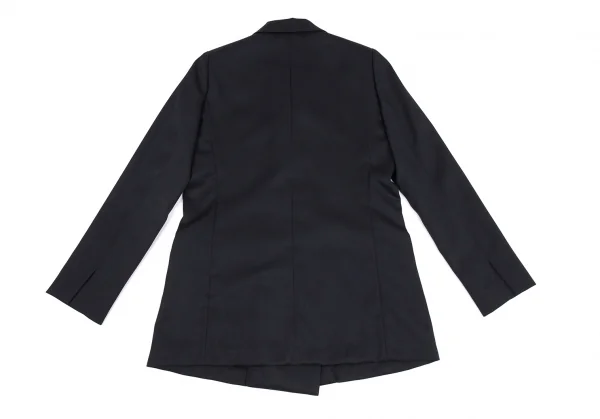 エーピーストゥディオAP STUDIO ピークドラペルダブルウールジャケット 紺38 K-86586_011