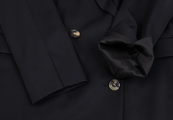 エーピーストゥディオAP STUDIO ピークドラペルダブルウールジャケット 紺38 K-86586_006