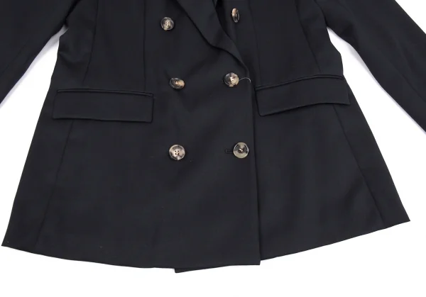 エーピーストゥディオAP STUDIO ピークドラペルダブルウールジャケット 紺38 K-86586_007