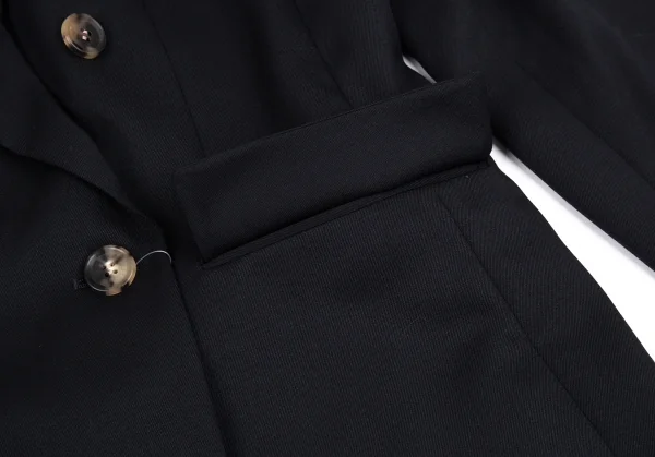 エーピーストゥディオAP STUDIO ピークドラペルダブルウールジャケット 紺38 K-86586_008