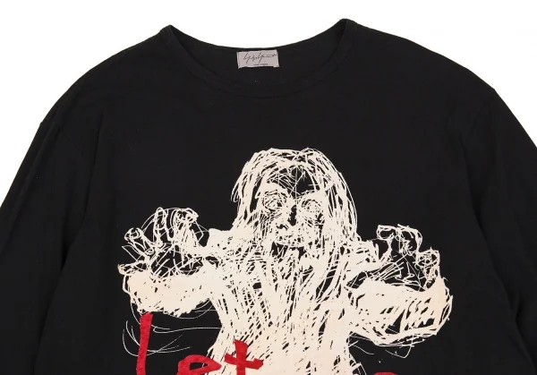 Yohji Yamamoto POUR HOMME Bleach print T Shirt K-86648_002