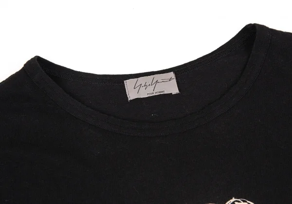 Yohji Yamamoto POUR HOMME Bleach print T Shirt K-86648_003
