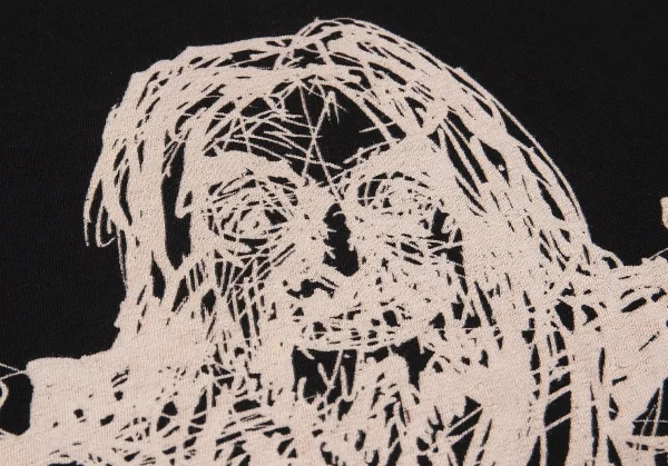 Yohji Yamamoto POUR HOMME Bleach print T Shirt K-86648_007