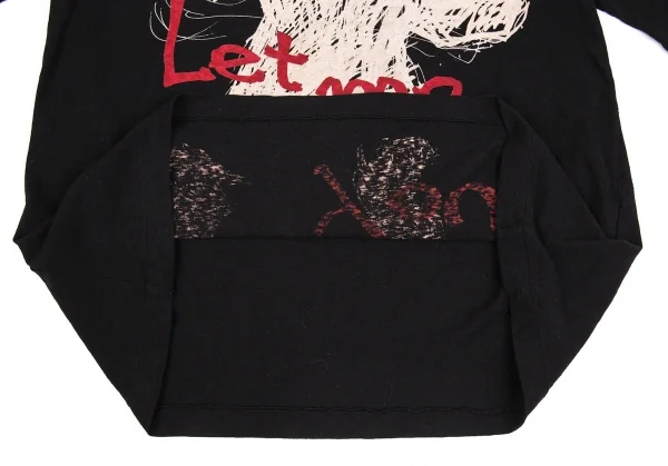 Yohji Yamamoto POUR HOMME Bleach print T Shirt K-86648_009