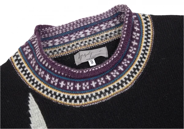 Yohji Yamamoto POUR HOMME Kamen Rider Knit Sweater K-86654_003