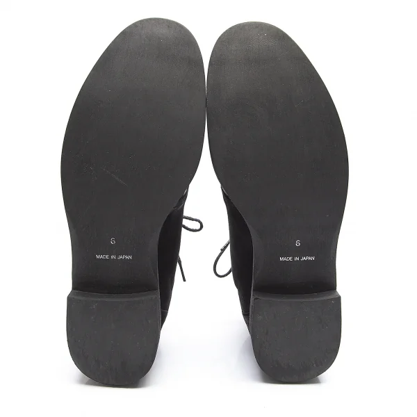 ヨウジヤマモト プールオムYohji Yamamoto POUR HOMME パッチワークチャッカーブーツ 6 黒6(29位) K-86670_007