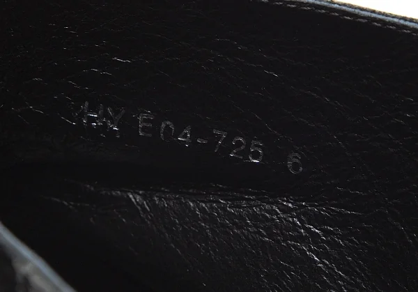 ヨウジヤマモト プールオムYohji Yamamoto POUR HOMME パッチワークチャッカーブーツ 6 黒6(29位) K-86670_014