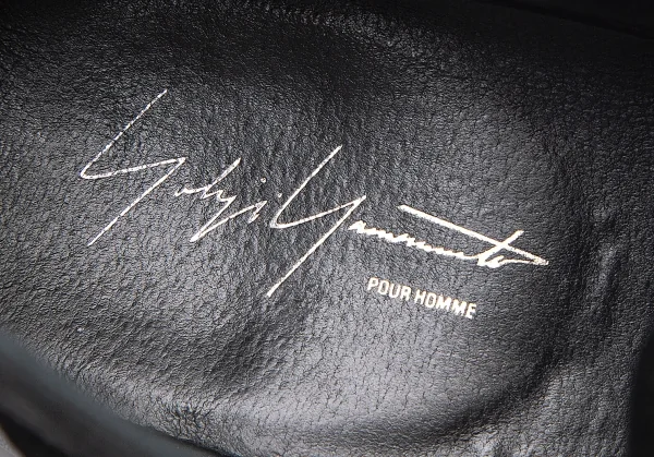 ヨウジヤマモト プールオムYohji Yamamoto POUR HOMME パッチワークチャッカーブーツ 6 黒6(29位) K-86670_018
