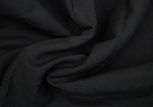 コムデギャルソンCOMME des GARCONS 製品染めエステルフロントフリル変形エプロンワンピース 黒XS K-86707_012