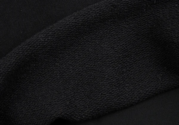 エムエム 6 メゾン マルジェラMM6 MAISON MARGIELA バックピンストライプ切替スウェットハーフパンツ 黒38 K-86734_011