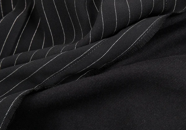 エムエム 6 メゾン マルジェラMM6 MAISON MARGIELA バックピンストライプ切替スウェットハーフパンツ 黒38 K-86734_017