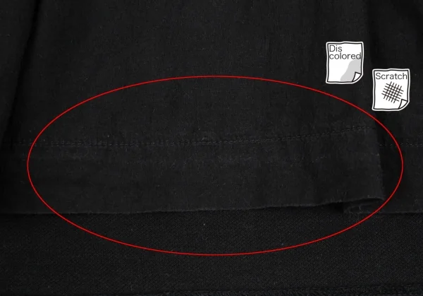 トリココムデギャルソンtricot COMME des GARCONS製品染めフロントピンタック切替鹿の子ポロシャツ 黒M K-86744_010