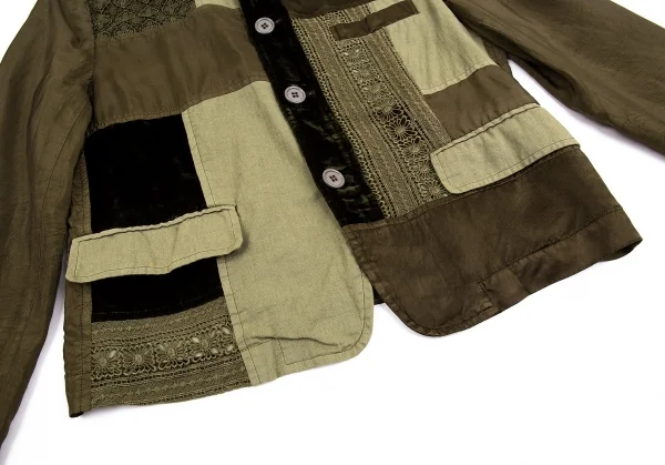 tricot COMME des GARCONS Dyed Patch Cupra Jacket K-86762_011