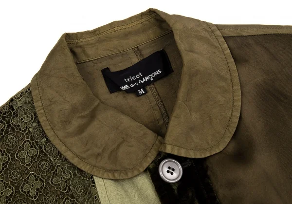 tricot COMME des GARCONS Dyed Patch Cupra Jacket K-86762_004