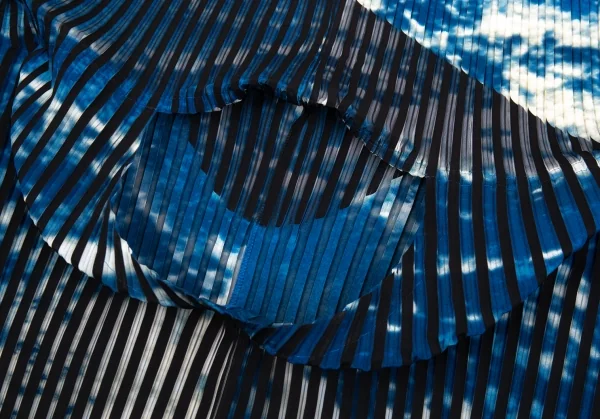 ISSEY MIYAKE Sky Printed Pleats Circle Dress K-86791_005