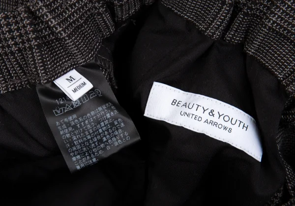 BEAUTY & YOUTH UNITED ARROWS Glen check Pants K-86874_014