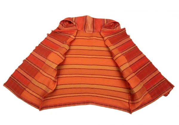 ISSEY MIYAKE Striped Pleats Jacket K-86906_011