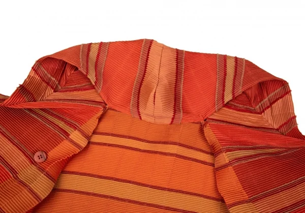 ISSEY MIYAKE Striped Pleats Jacket K-86906_012