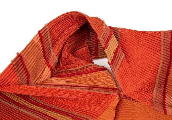 ISSEY MIYAKE Striped Pleats Jacket K-86906_013