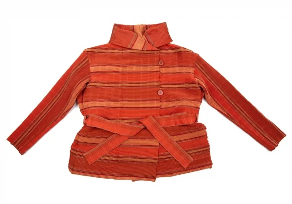 ISSEY MIYAKE Striped Pleats Jacket K-86906_002