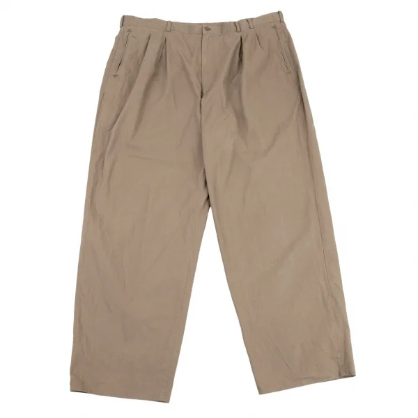 パパスPapas コットンアローポケットツータックパンツ モカXX K-86943_001