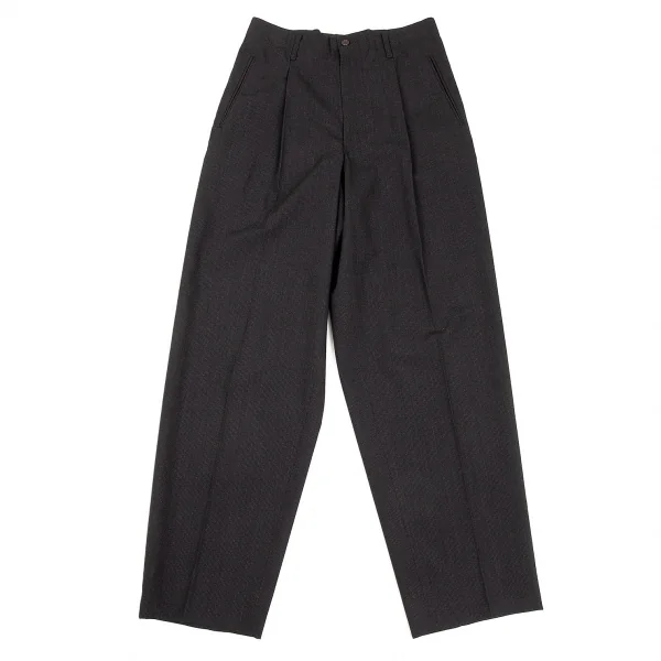 ジャンポールゴルチエ オムJean Paul GAULTIER HOMME ストライプテーパードパンツ 紺48 K-86962_001