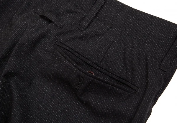 ジャンポールゴルチエ オムJean Paul GAULTIER HOMME ストライプテーパードパンツ 紺48 K-86962_010