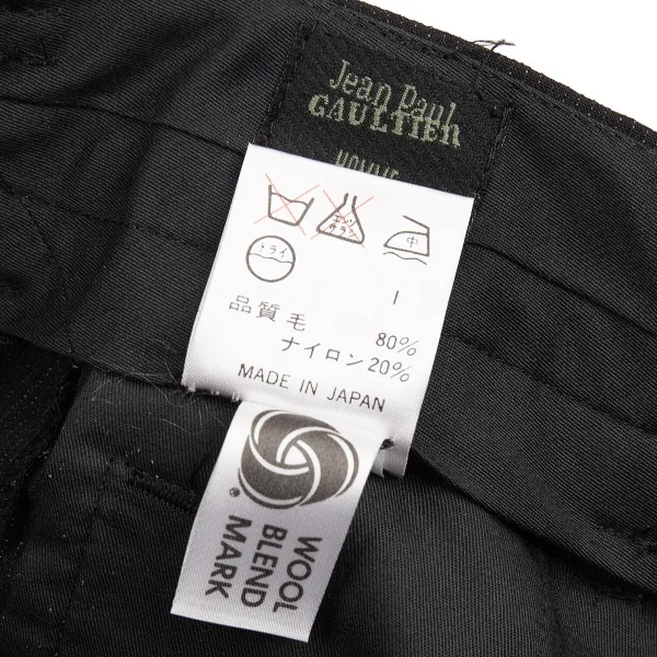 ジャンポールゴルチエ オムJean Paul GAULTIER HOMME ストライプテーパードパンツ 紺48 K-86962_013