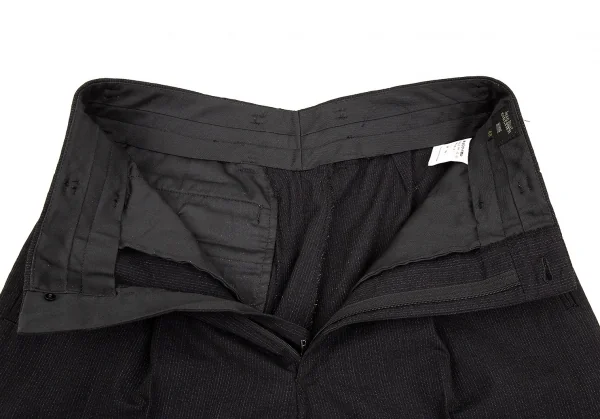 ジャンポールゴルチエ オムJean Paul GAULTIER HOMME ストライプテーパードパンツ 紺48 K-86962_004