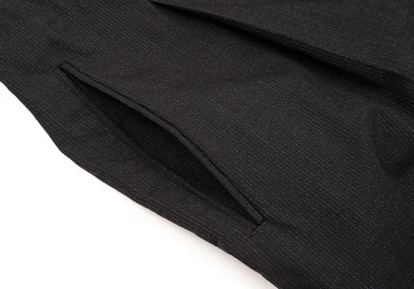 ジャンポールゴルチエ オムJean Paul GAULTIER HOMME ストライプテーパードパンツ 紺48 K-86962_005