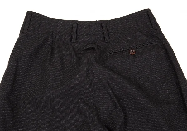 ジャンポールゴルチエ オムJean Paul GAULTIER HOMME ストライプテーパードパンツ 紺48 K-86962_009