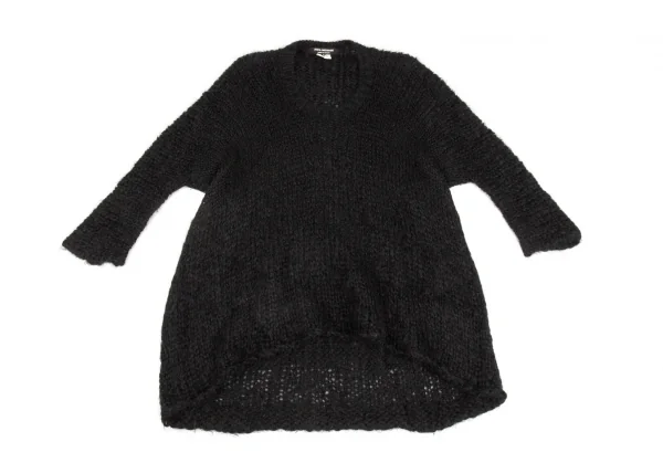 ジュンヤワタナベ コムデギャルソンJUNYA WATANABE COMME des GARCONS モヘヤウールドルマンビッグシルエットニット 黒S K-86982_002