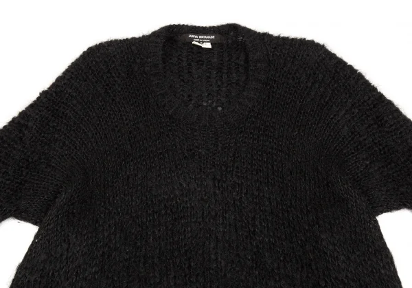 ジュンヤワタナベ コムデギャルソンJUNYA WATANABE COMME des GARCONS モヘヤウールドルマンビッグシルエットニット 黒S K-86982_003