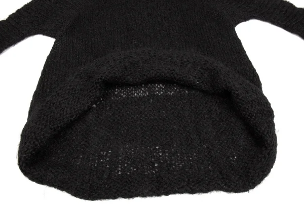 ジュンヤワタナベ コムデギャルソンJUNYA WATANABE COMME des GARCONS モヘヤウールドルマンビッグシルエットニット 黒S K-86982_008