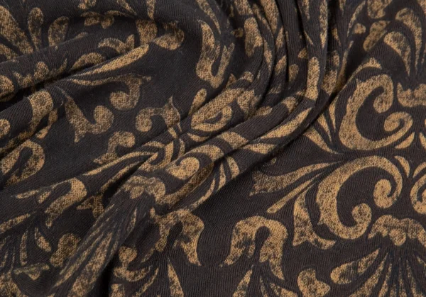 イッセイミヤケペルマネンテISSEY MIYAKEPERMANENTE ダマスクプリントタンクトップ 黒茶M K-86989_011