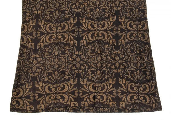 イッセイミヤケペルマネンテISSEY MIYAKEPERMANENTE ダマスクプリントタンクトップ 黒茶M K-86989_006