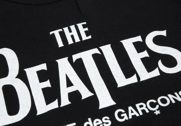 ザ ビートルズ コムデギャルソンTHE BEATLES COMME des GARCONS バックロゴプリントTシャツ 黒XS K-87021_003