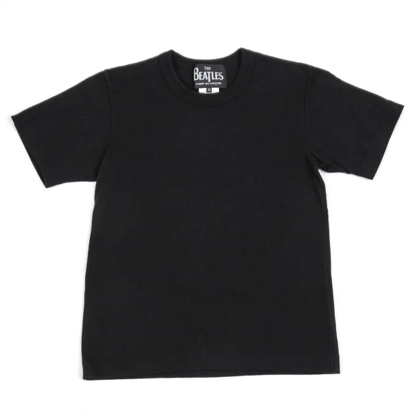 ザ ビートルズ コムデギャルソンTHE BEATLES COMME des GARCONS バックロゴプリントTシャツ 黒XS K-87021_005