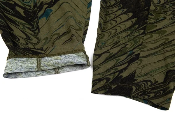 イッセイミヤケISSEY MIYAKE マーブルプリントセットアップ カーキ2/M位 K-87123_016