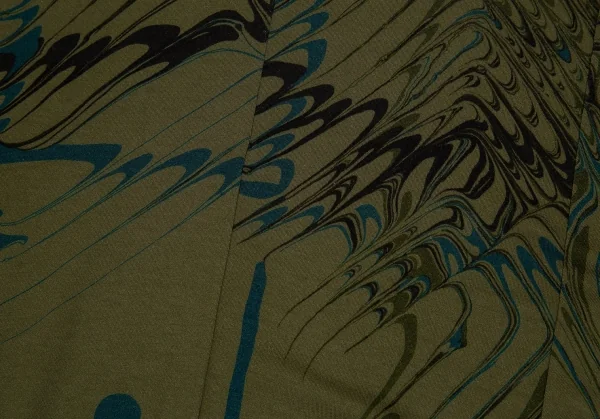 イッセイミヤケISSEY MIYAKE マーブルプリントセットアップ カーキ2/M位 K-87123_018