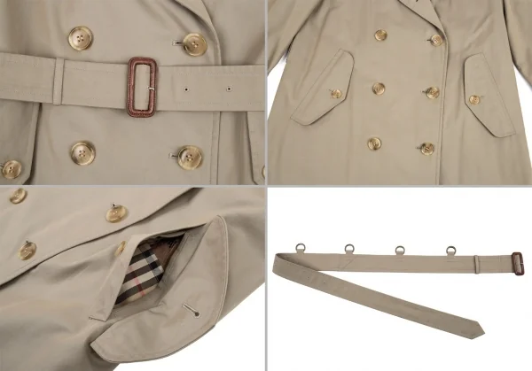 バーバリープローサムBURBERRY PRORSUM ノバチェックライナートレンチコート カーキ7AB2 K-87195_010