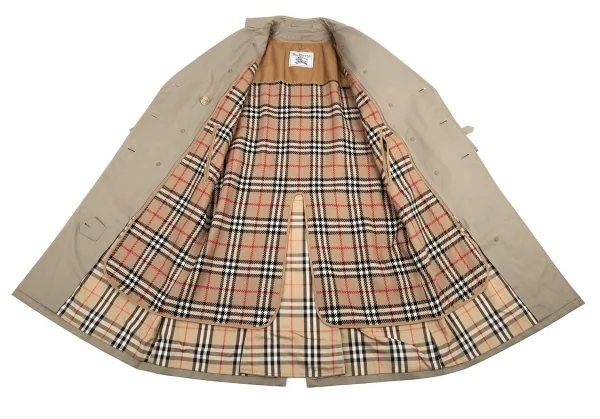 バーバリープローサムBURBERRY PRORSUM ノバチェックライナートレンチコート カーキ7AB2 K-87195_011