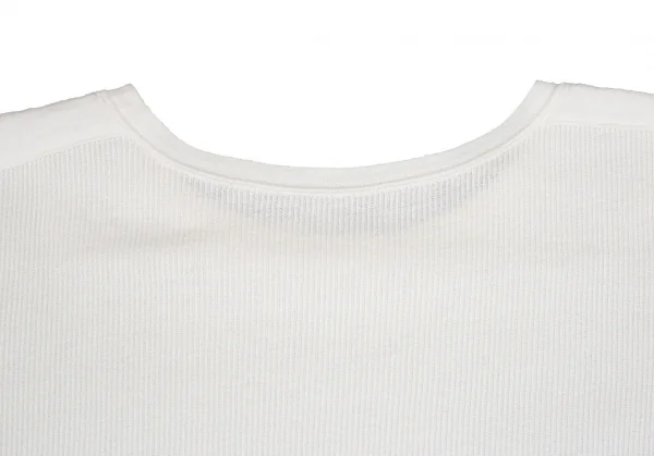 ヨシエイナバyoshie inaba 肩切替リブTシャツ 白2 K-87217_011