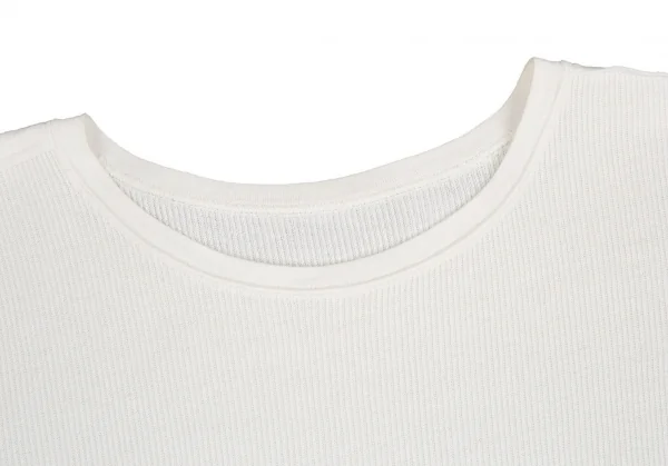 ヨシエイナバyoshie inaba 肩切替リブTシャツ 白2 K-87217_003