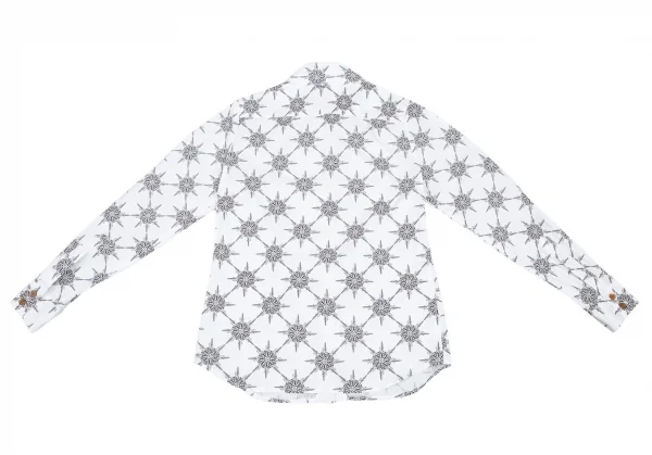 ヴィヴィアンウエストウッド レッドレーベルVivienne Westwood Red Label コットンダガープリントシャツ 白2 K-87243_012