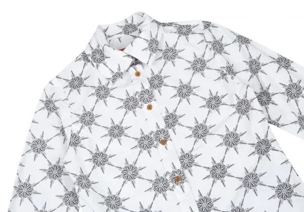ヴィヴィアンウエストウッド レッドレーベルVivienne Westwood Red Label コットンダガープリントシャツ 白2 K-87243_003