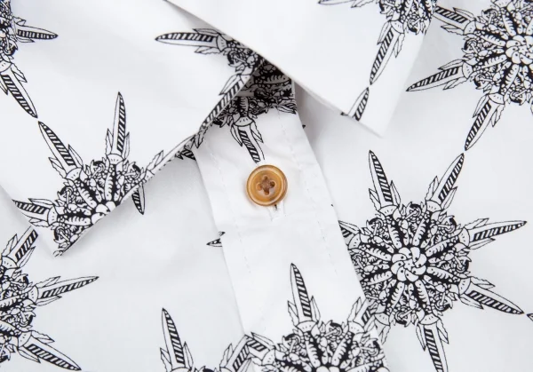 ヴィヴィアンウエストウッド レッドレーベルVivienne Westwood Red Label コットンダガープリントシャツ 白2 K-87243_006